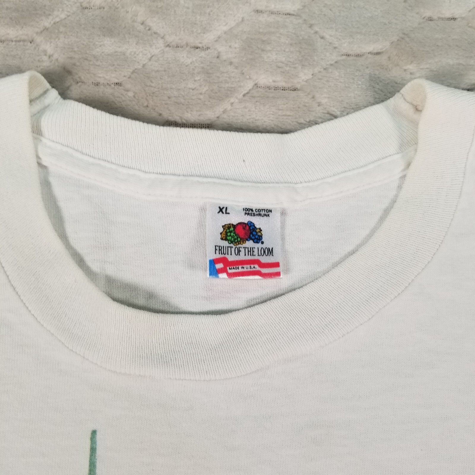 VTG Daisy Flower Woman’s Face Art Tee Sz XL Single Stitch Artist See Pics
