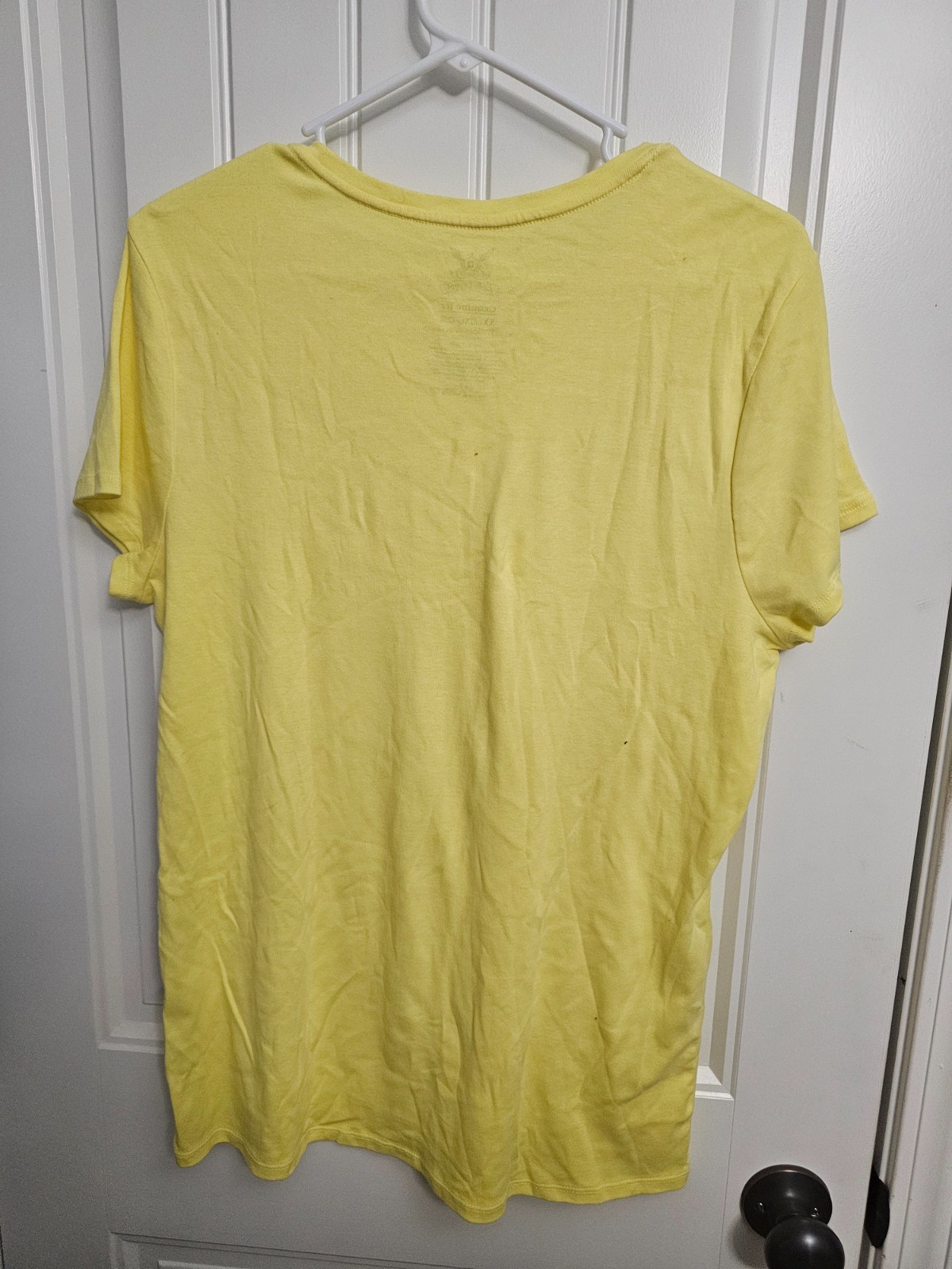Faded Glory Women’s 100% Cotton T-Shirt Genuine Tee Yellow XXL-2XG*
