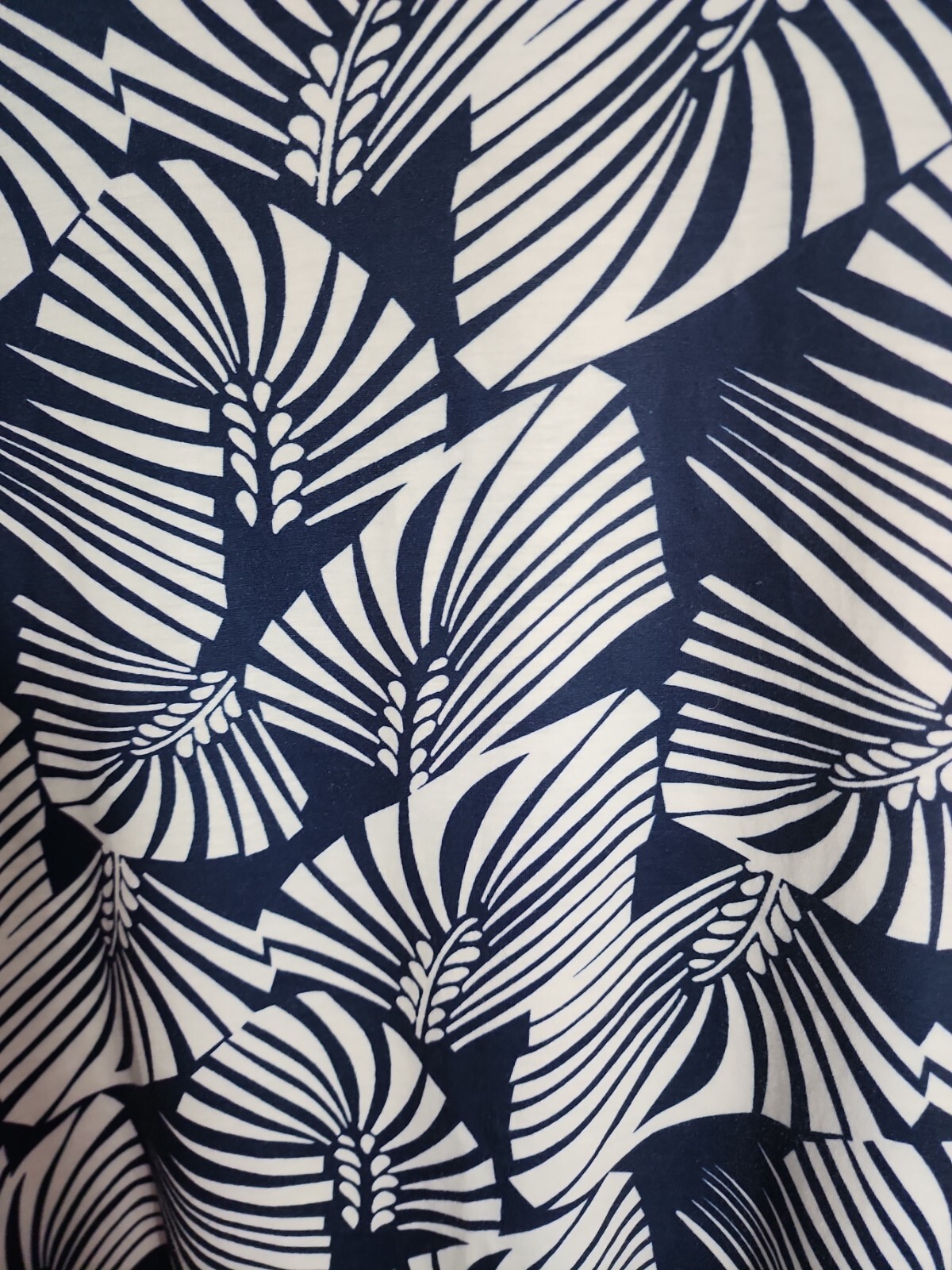 Mirol Ladies Size S Blue/ White Short Sleeved Top