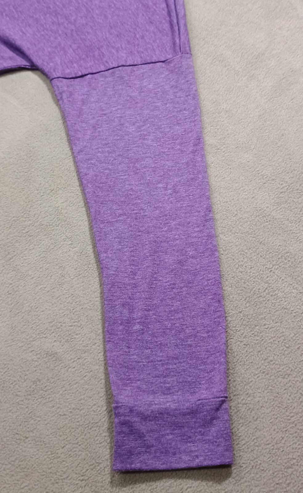 Women’s Lightweight Long Sleeve Pull Over With Pockets Size L Purple