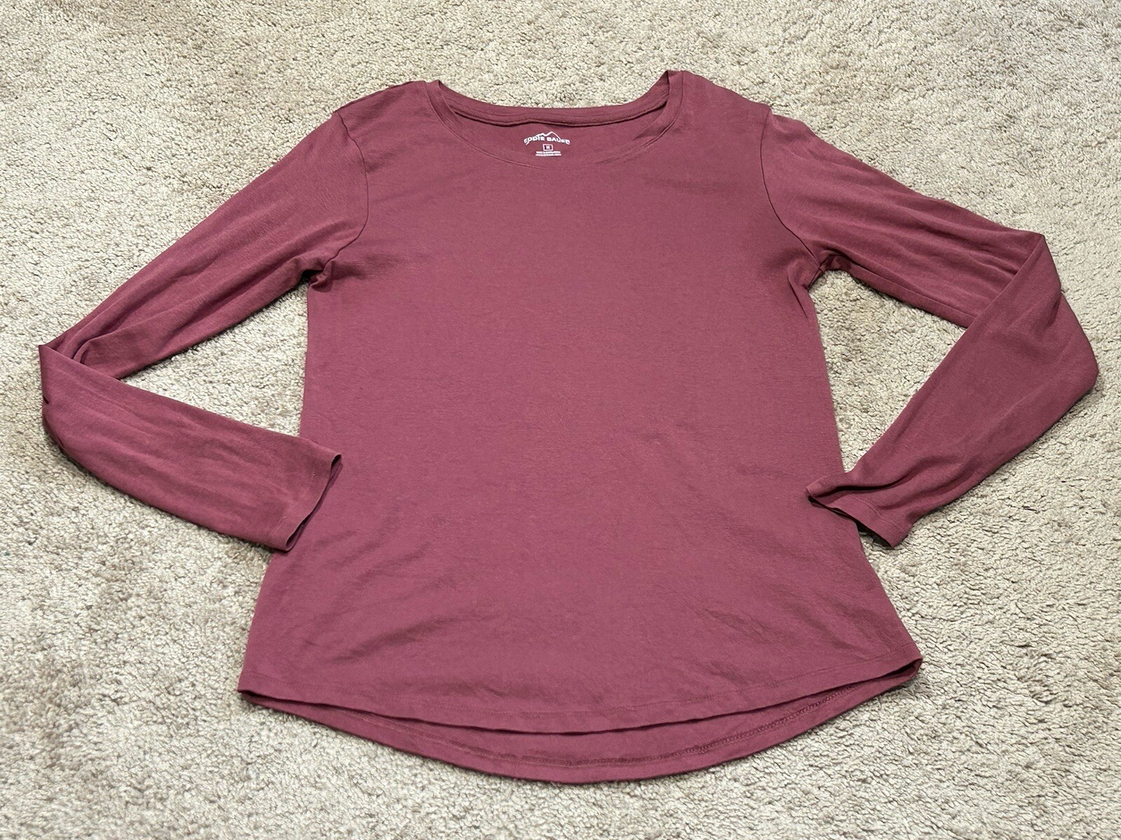 Eddie Bauer Womens Shirt Size Medium Pink Classic Casual Comfort