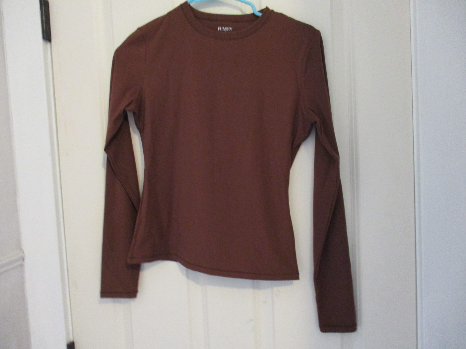 Pumiey Chocolate Brown Long Sleeve T-Shirt Size S New in Packaging