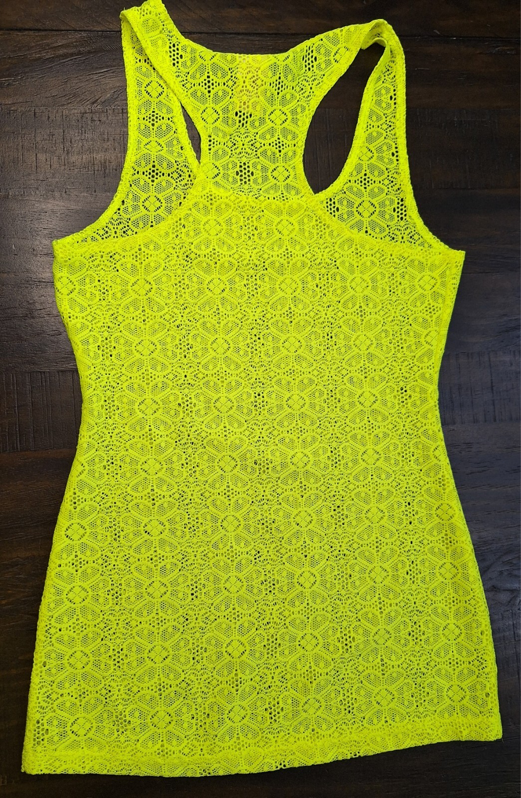 OP Acid (Neon) Yellow Tank Women’s Size S (3/5) Biniki Cover/Swim/Pool/Beach