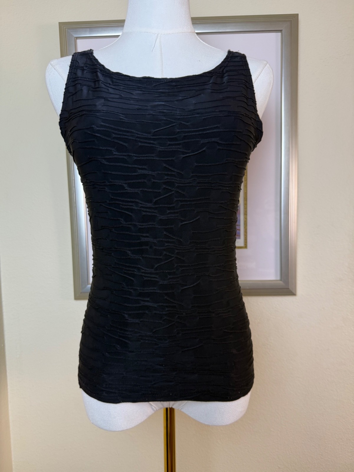 VTG Timing USA Textured Tank Top 80’s Grunge | Women’s XS/Small