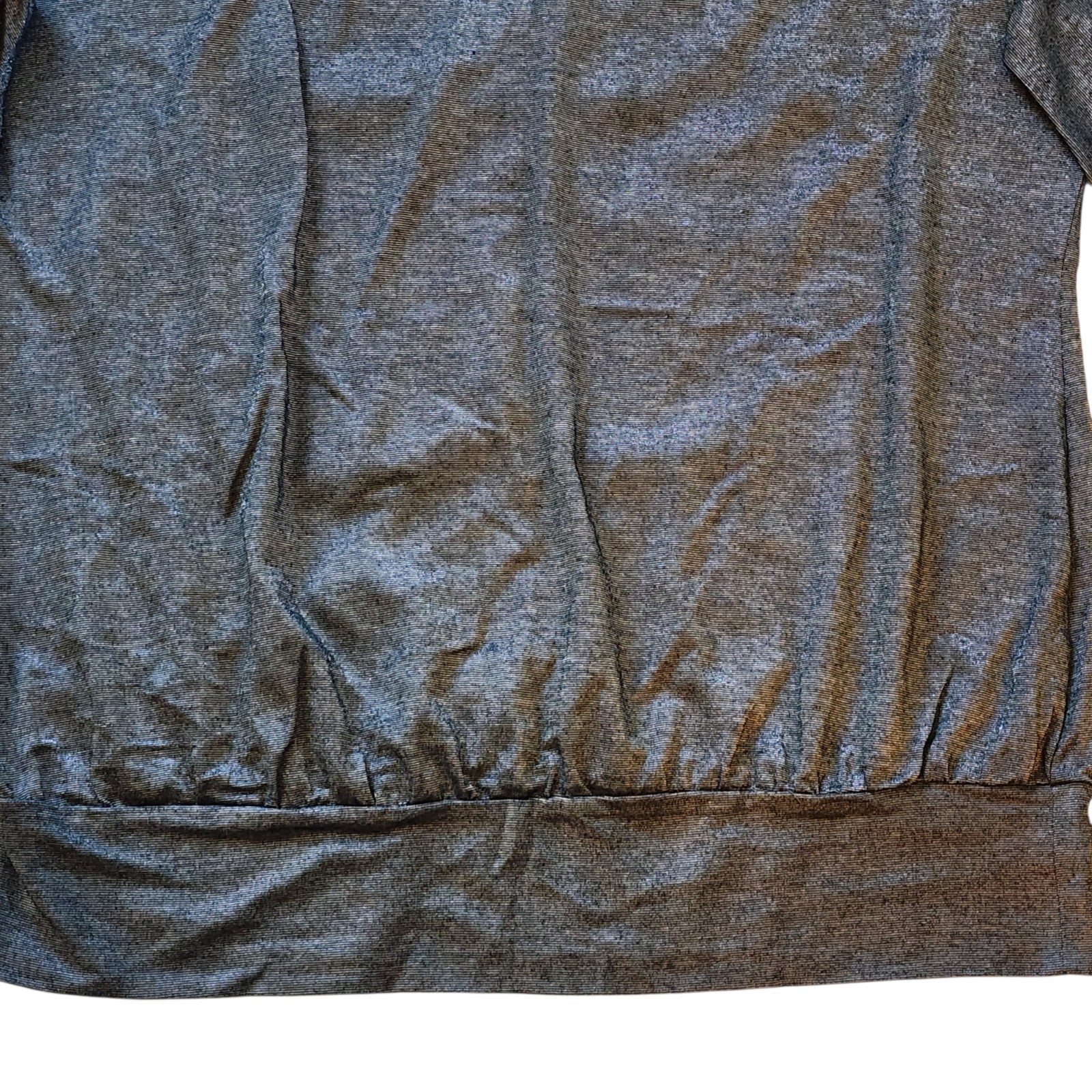 Old Navy Womens Dolman Top Size M Gray Silver Long Sleeve Pullover Lightweight