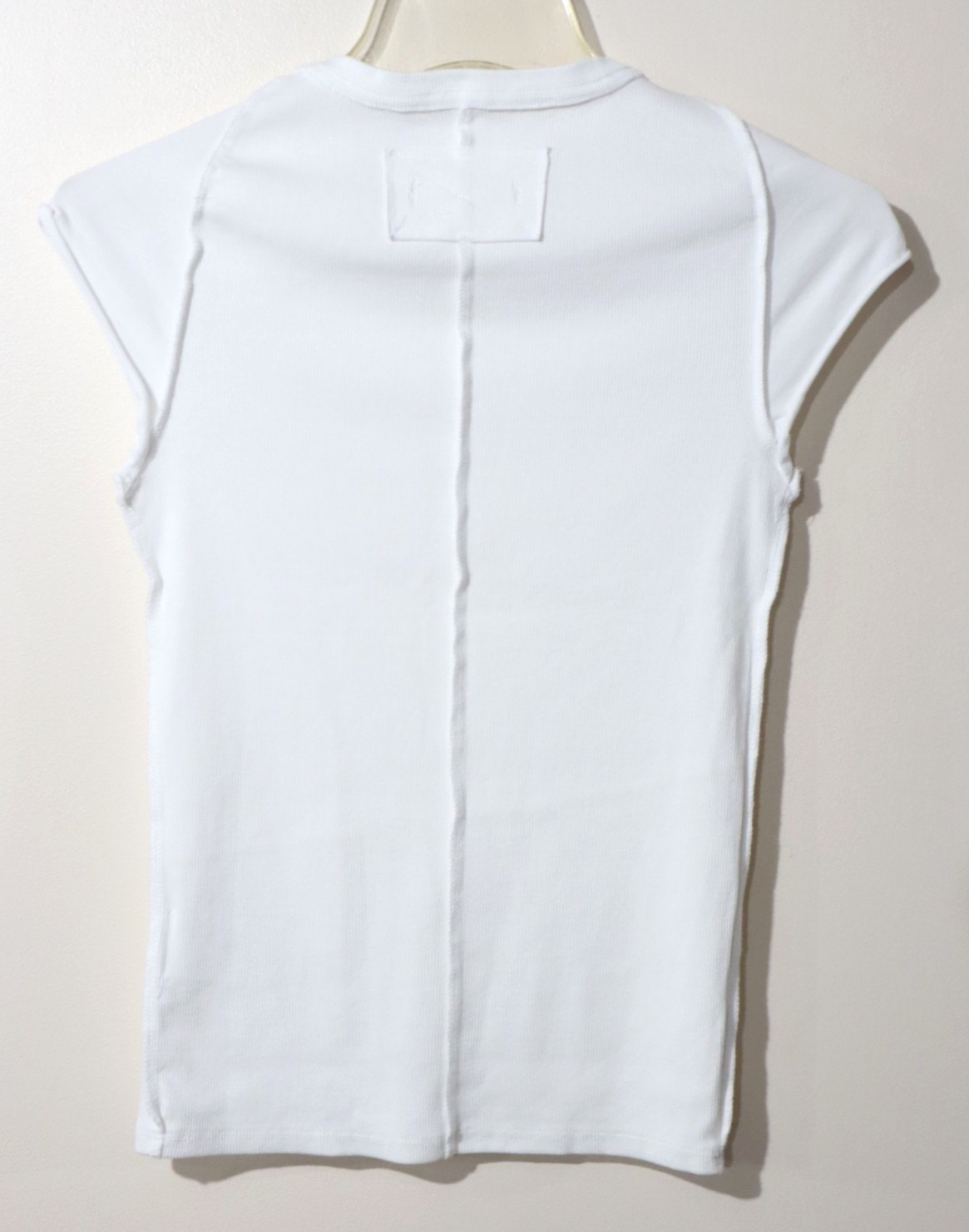 Free People We The Free Women’s Ever Had Ribbed Tee Top in White size S