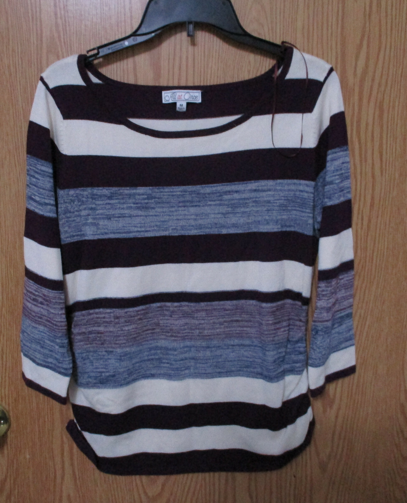 Women’s All in One 3/4 Sleeve Sweater Size M