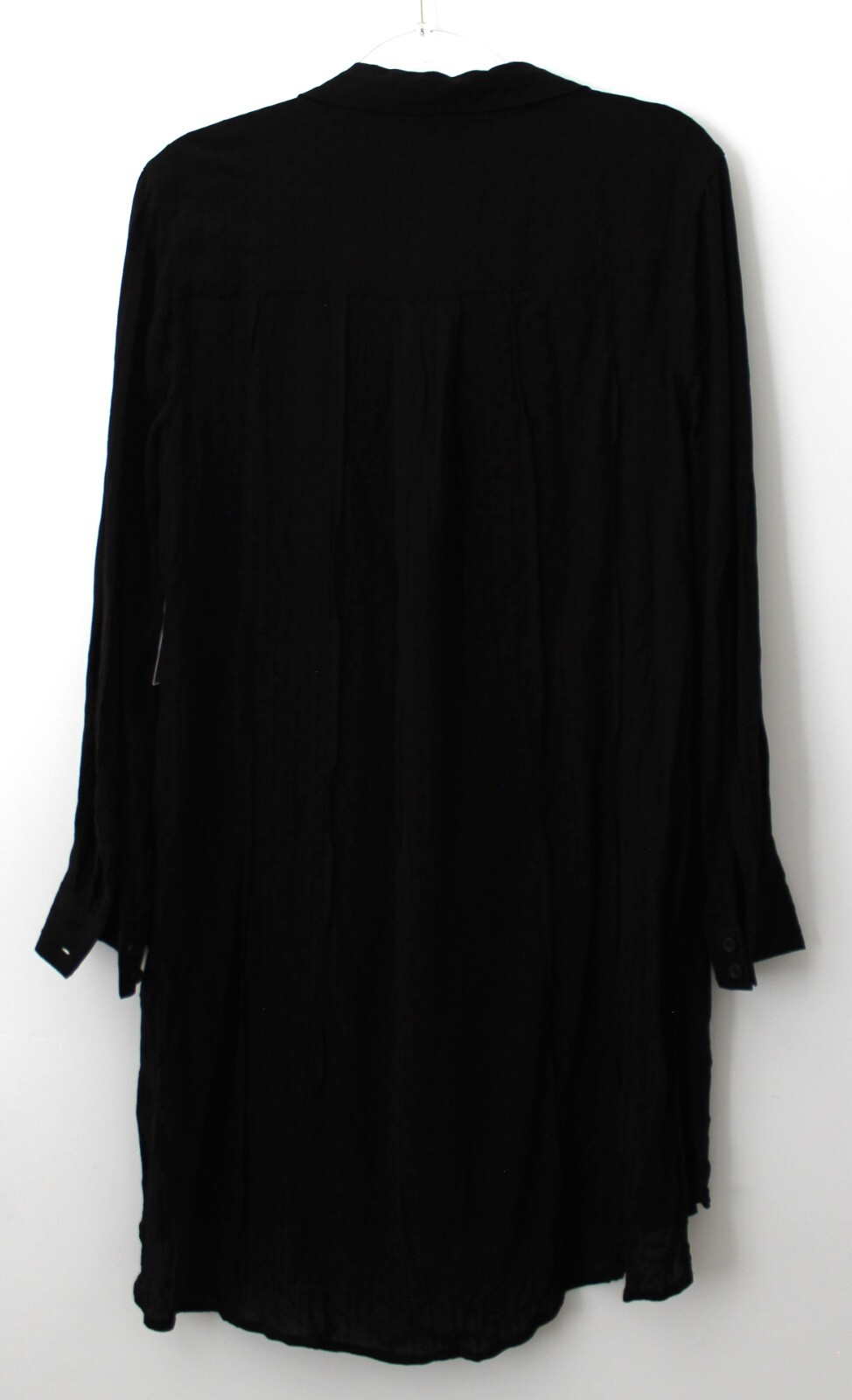 Time and Tru Women’s Maternity Tie Front Woven Top Black Soot Multisize NWT