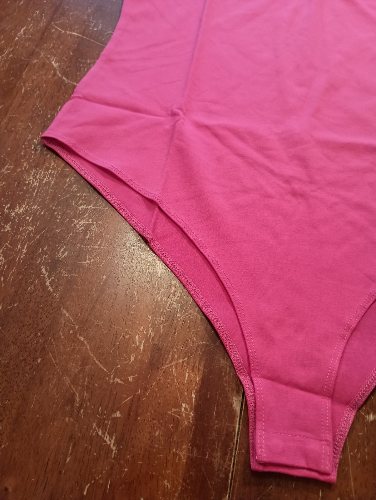 MANGOPOP Women’s Pink Short Sleeve Bodysuit Size XL