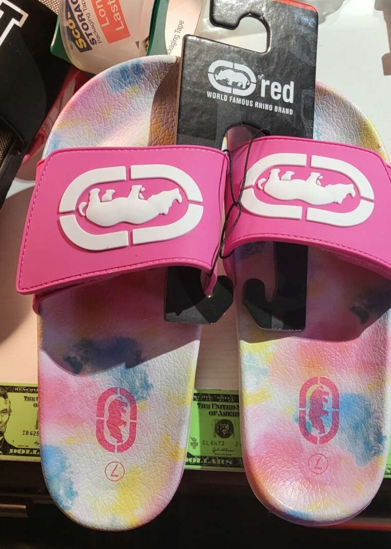 Ecko red slides/sandles multiple sizes available