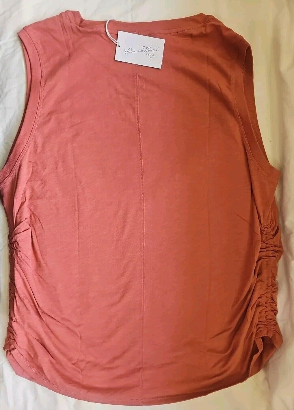 Universal Thread Sleeveless Ladies top shirt scrunch sides Multiple Choices New