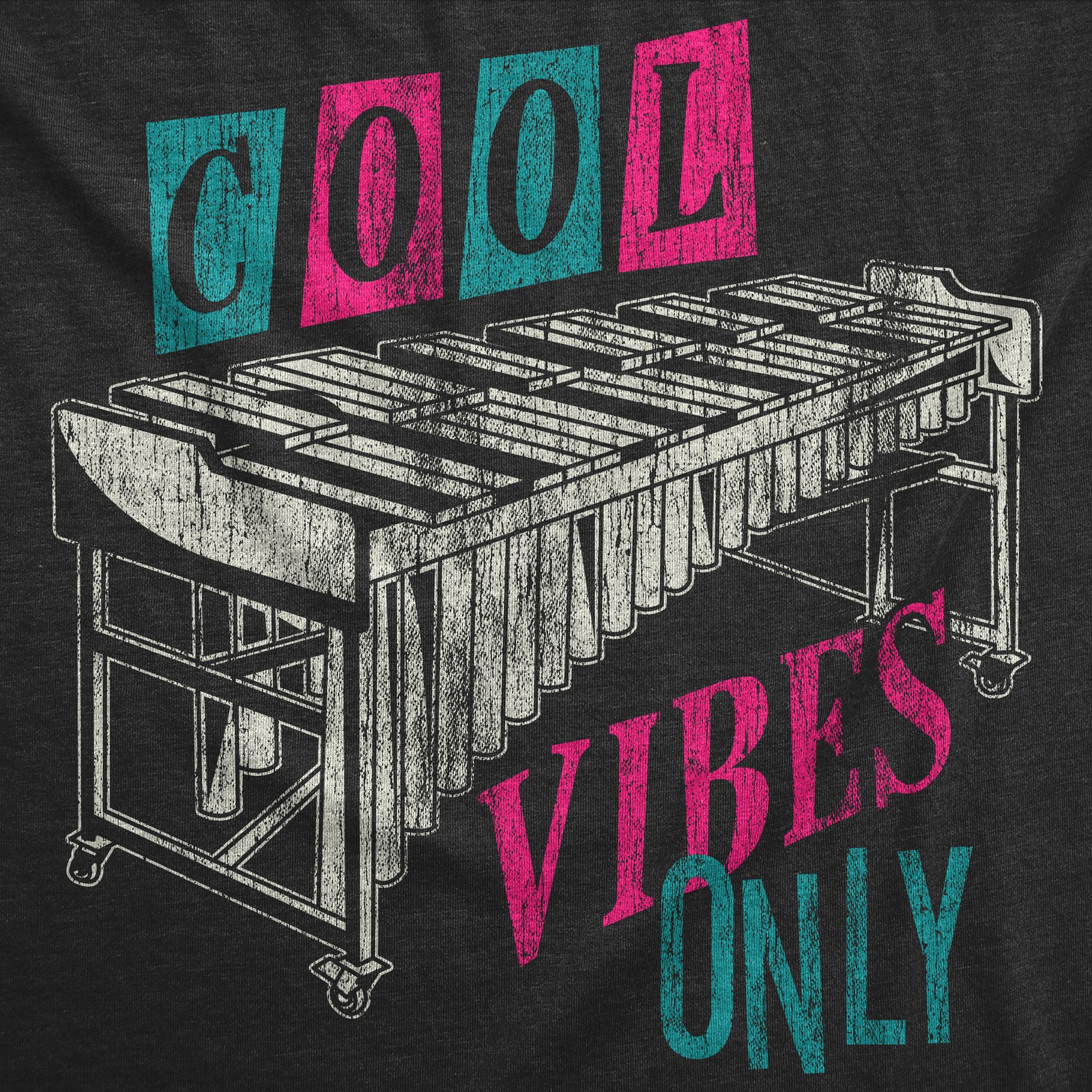Womens Funny T Shirts Cool Vibes Only Sarcastic Music Graphic Tee for Ladies