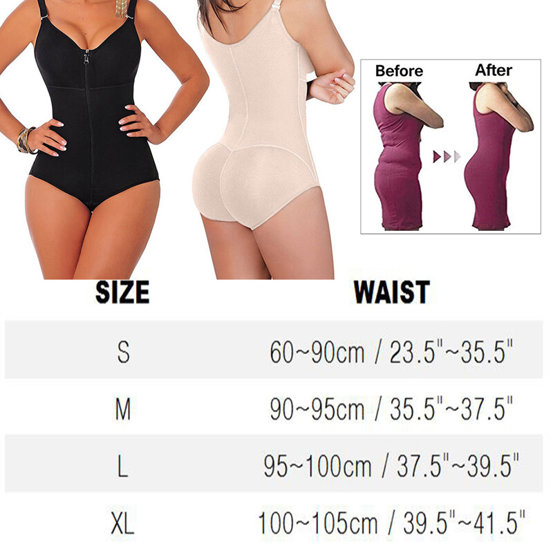 Fajas Colombianas Para Mujer Body Shaper Levanta Cola Fajate& Panty Con Brassier