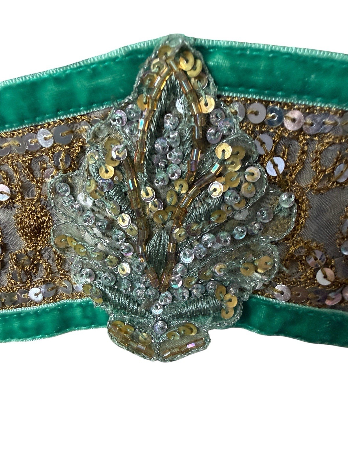 Anna Paul Silk Beaded Halter Fairy Top Vintage Y2K (read)