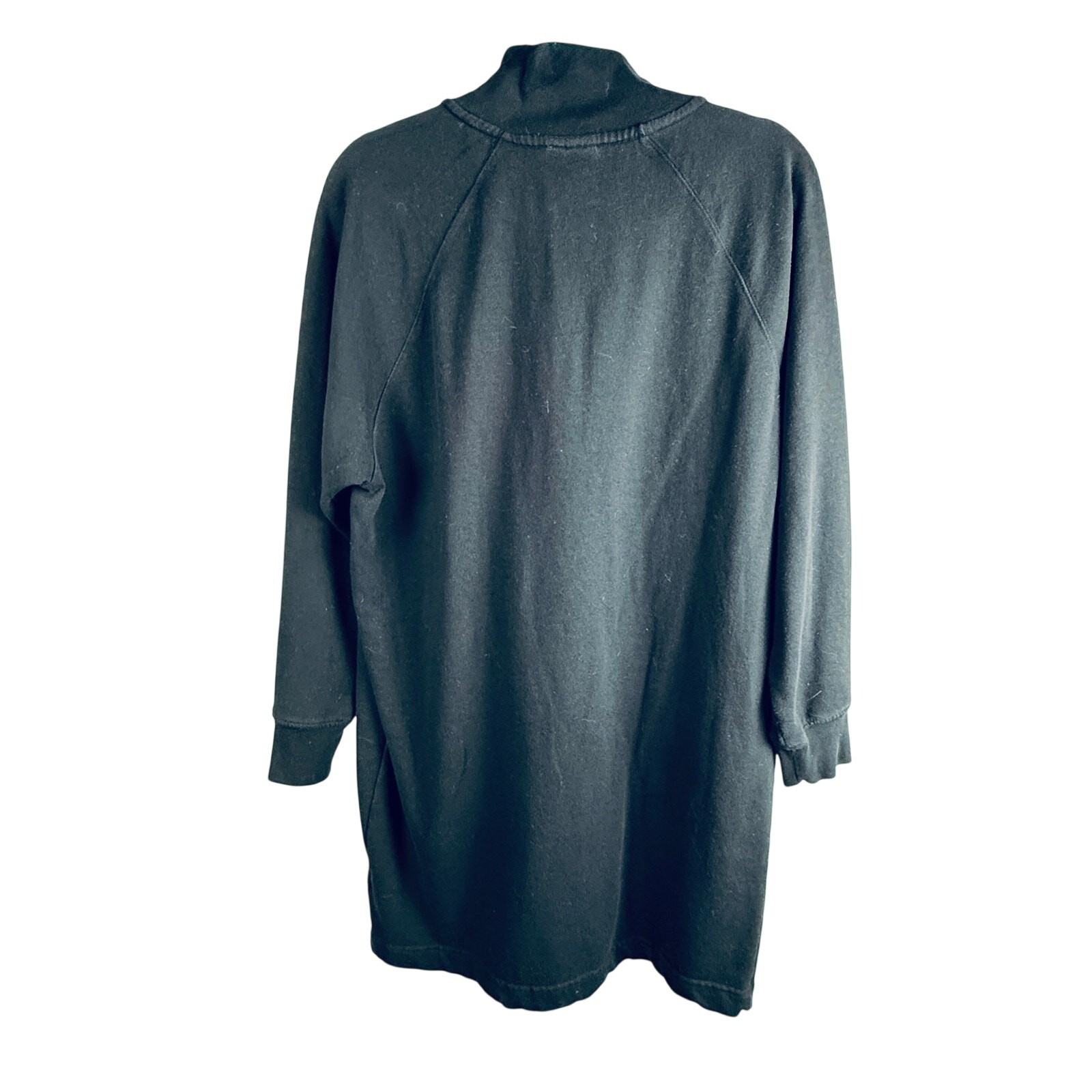 Jones NY Black Cotton-poly blouse sz Lg