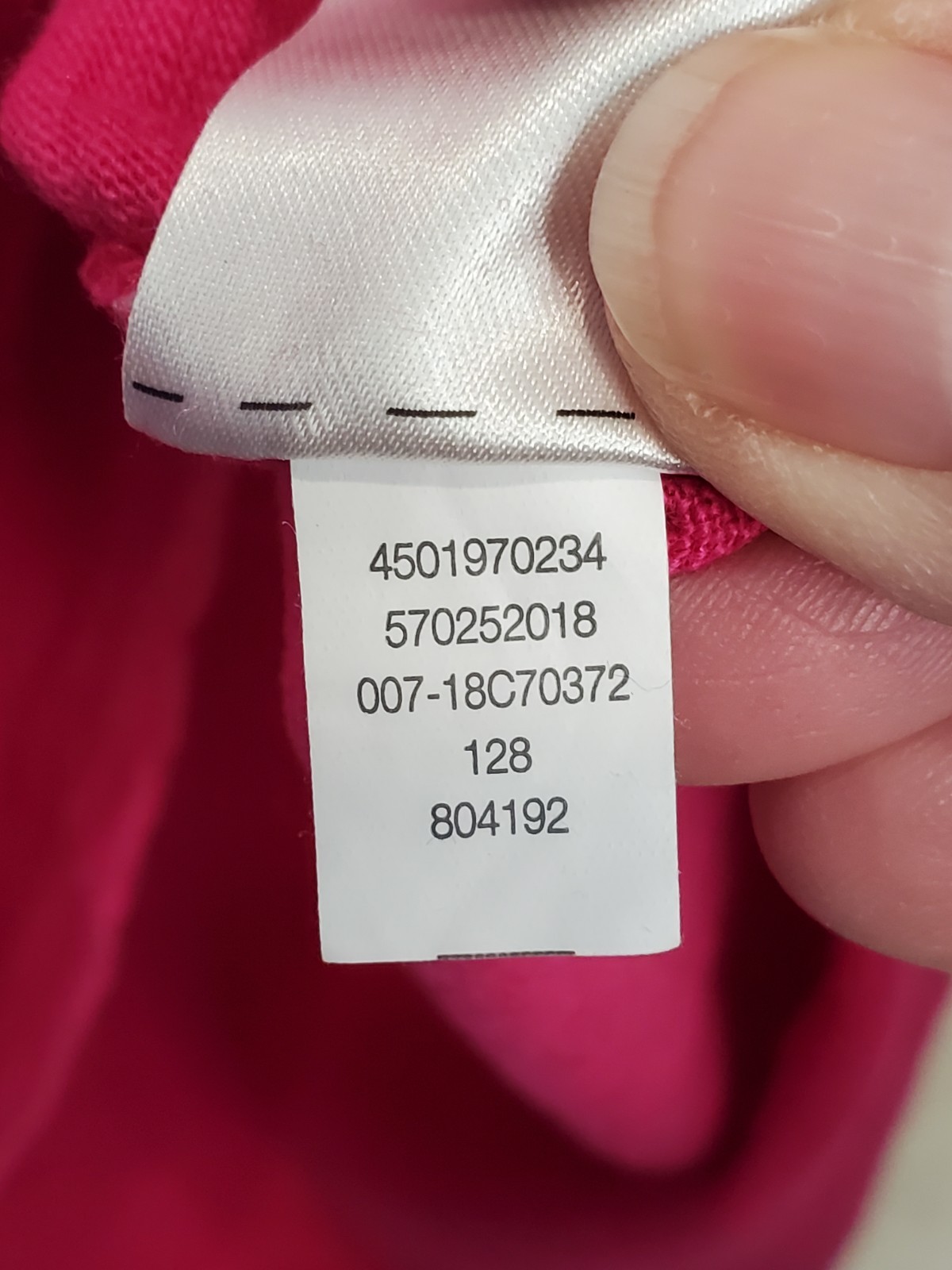 Chico’s Pink Slub Knit Drop-Shoulder High-Low Hem Tunic Size 2 Large