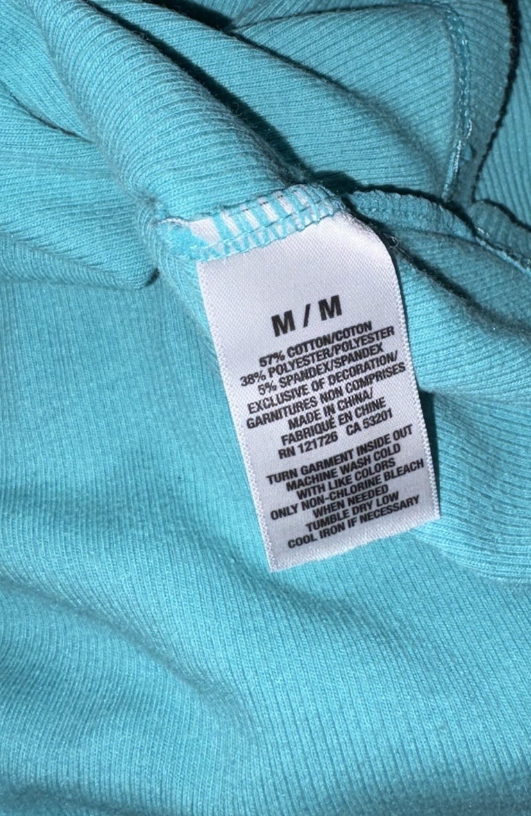Vintage Mint Blue Aeropostale Teens Top
