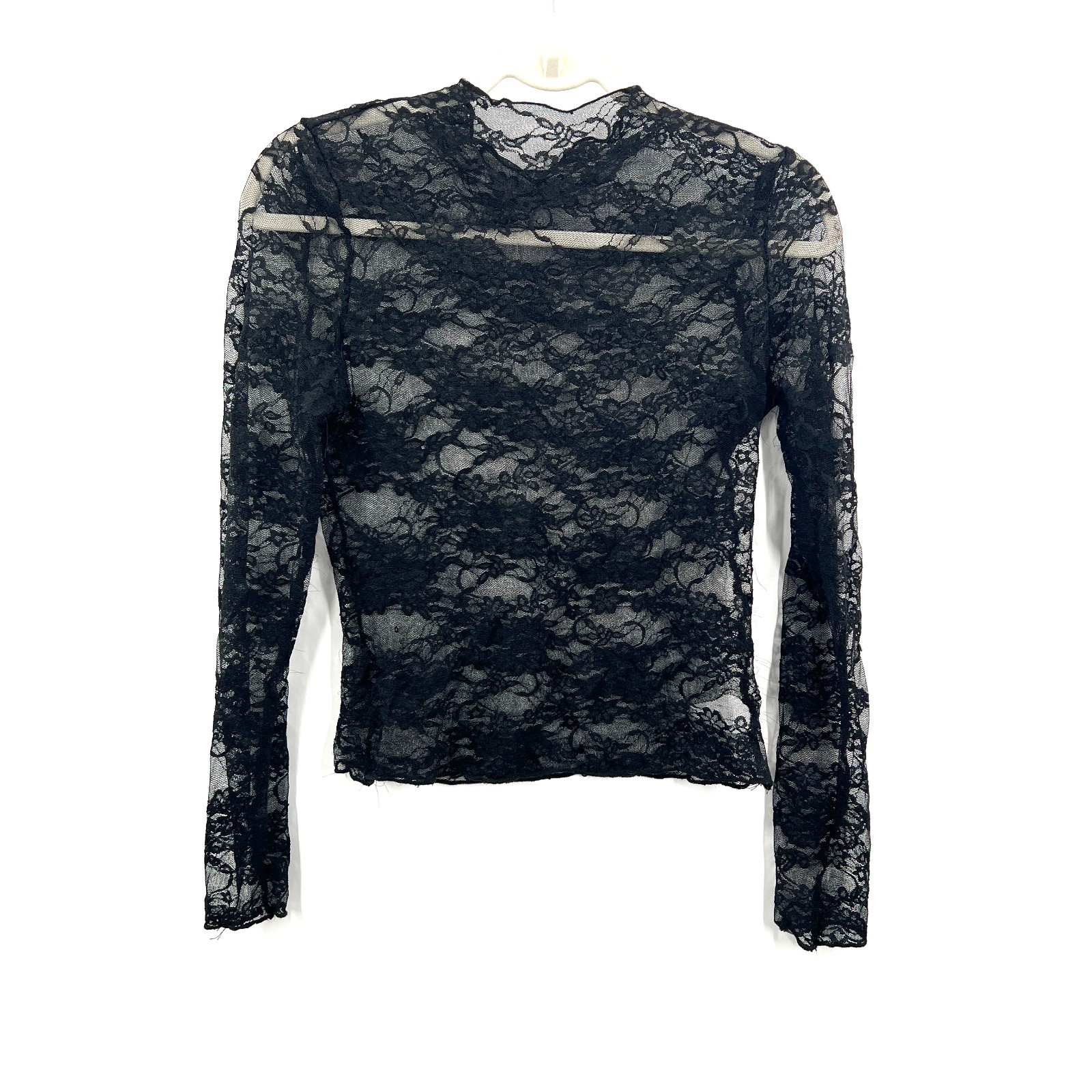 lace long sleeve high neck top whimsigoth goth grunge y2k retro witchy