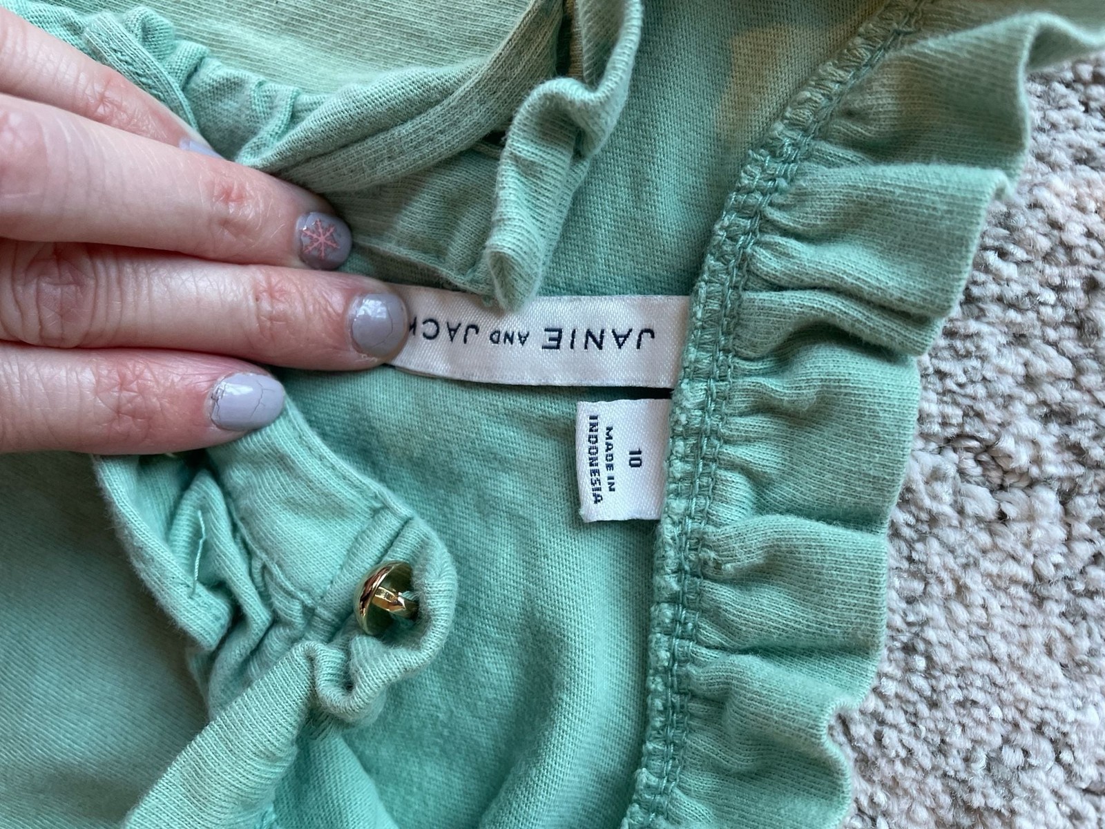Janie & Jack Equestrian blouse and The Everyday Legging