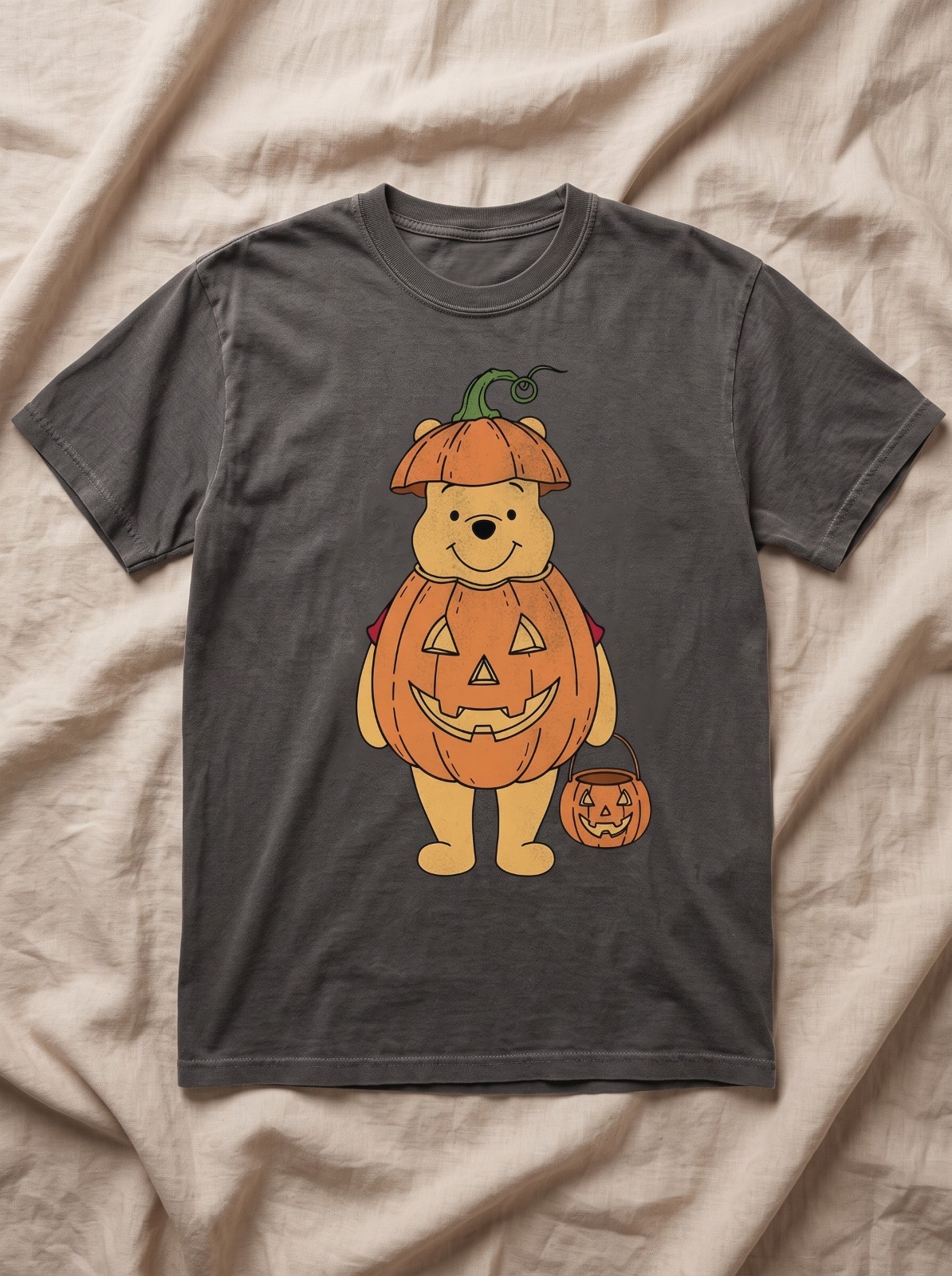 Retro Halloween Winnie The Pooh Pumpkin Shirt, Disney Spooky Season Tee
