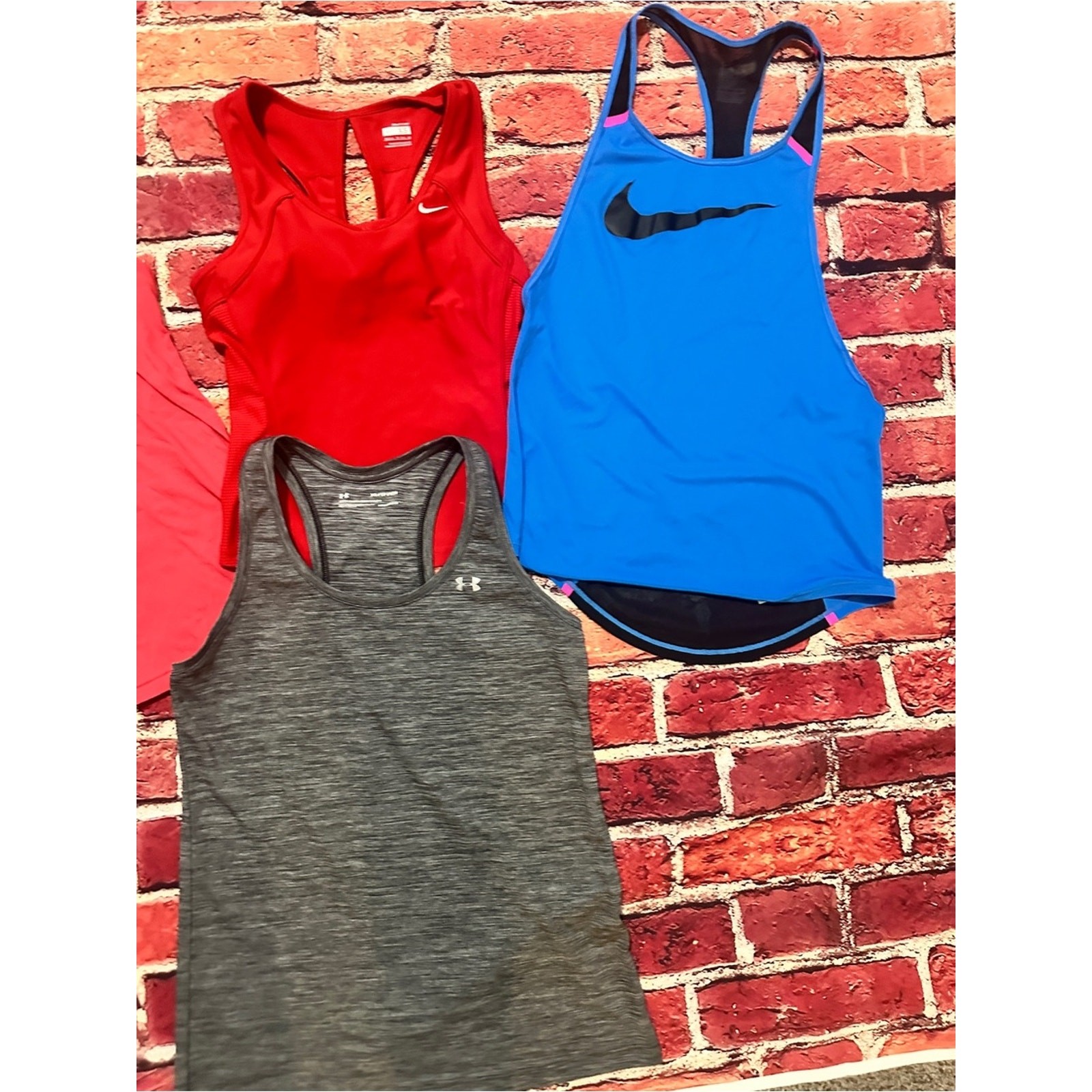 Nike and under armour tank top bundle