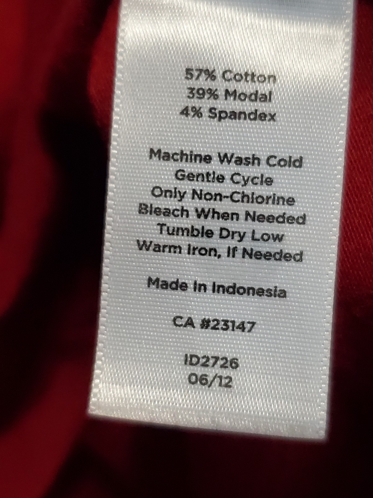 Talbots Red Shawl Collar Long Sleeve Knit Top Size Medium