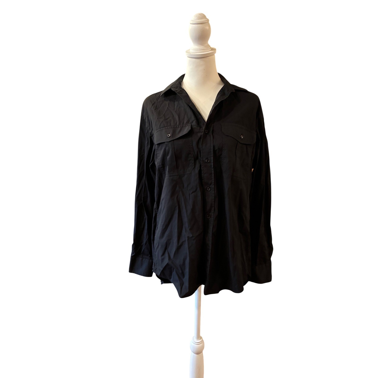 WARDROBE.NYC Oversize Shirt in Black Size XS New No Tags READ