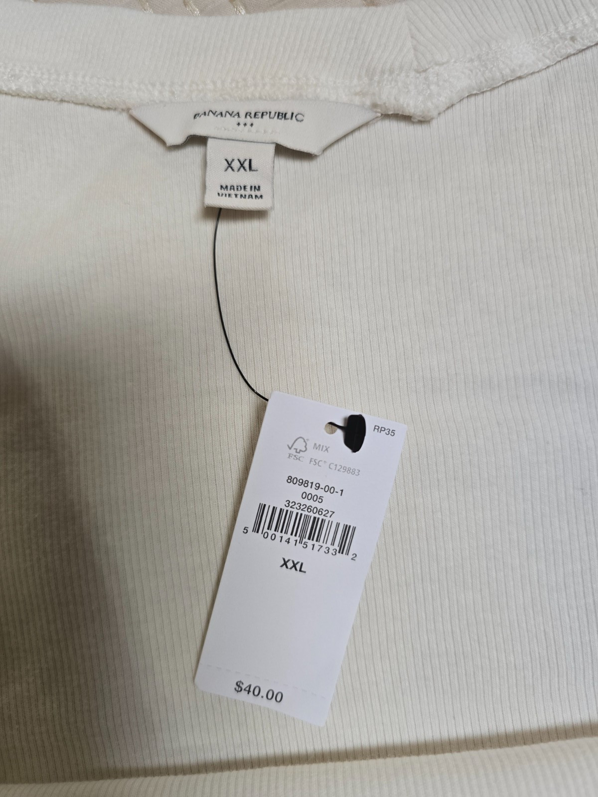 Banana Republic Women’s XXL Ribbed Snow Day Slight off-shoulder with Cap sleeve