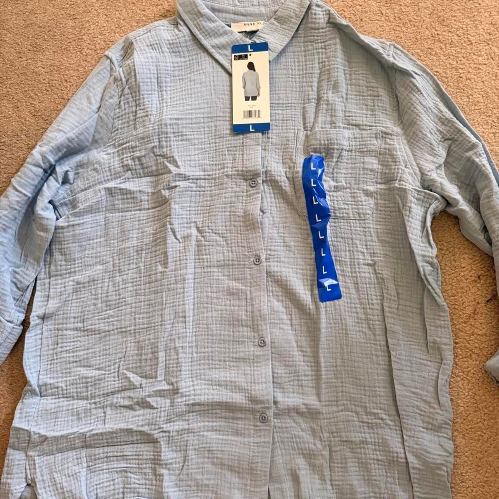 Anne-klein Women’s Blue Shirt