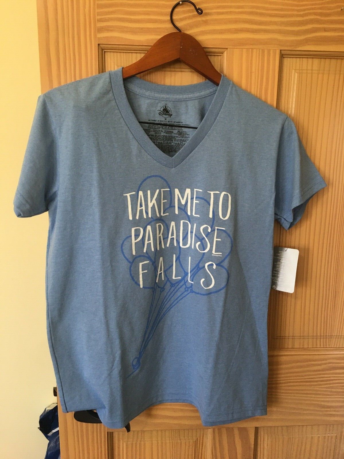 NWT Disney store Women UP Balloon Tee Shirt Top Pixar UP M,L,XL,2XL