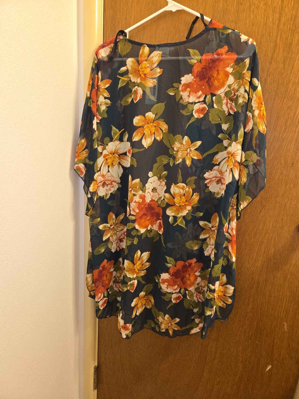 Emory Park Caley Kimono Size 1X 1XL Travel Beach Vacation Boho New Layering