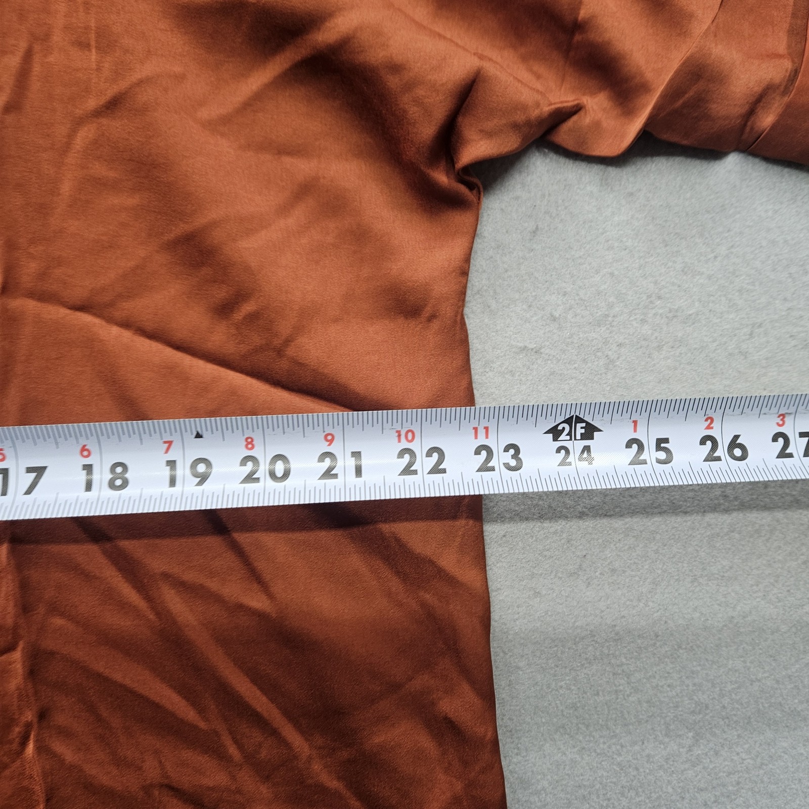 Motto Women’s Small Tan Silk Collar S/S Button Down NWT