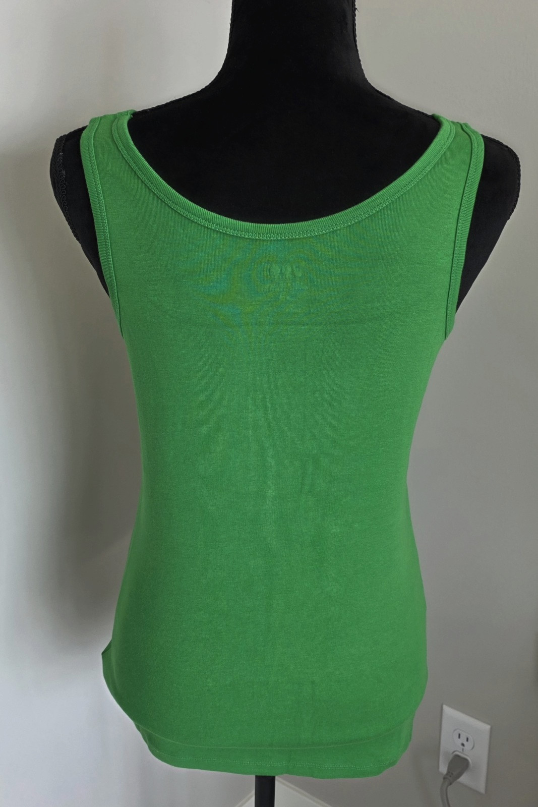 Joe Fresh Womens Tank Top Green LARGE Sleeveless Casual SUMMER – NWOT