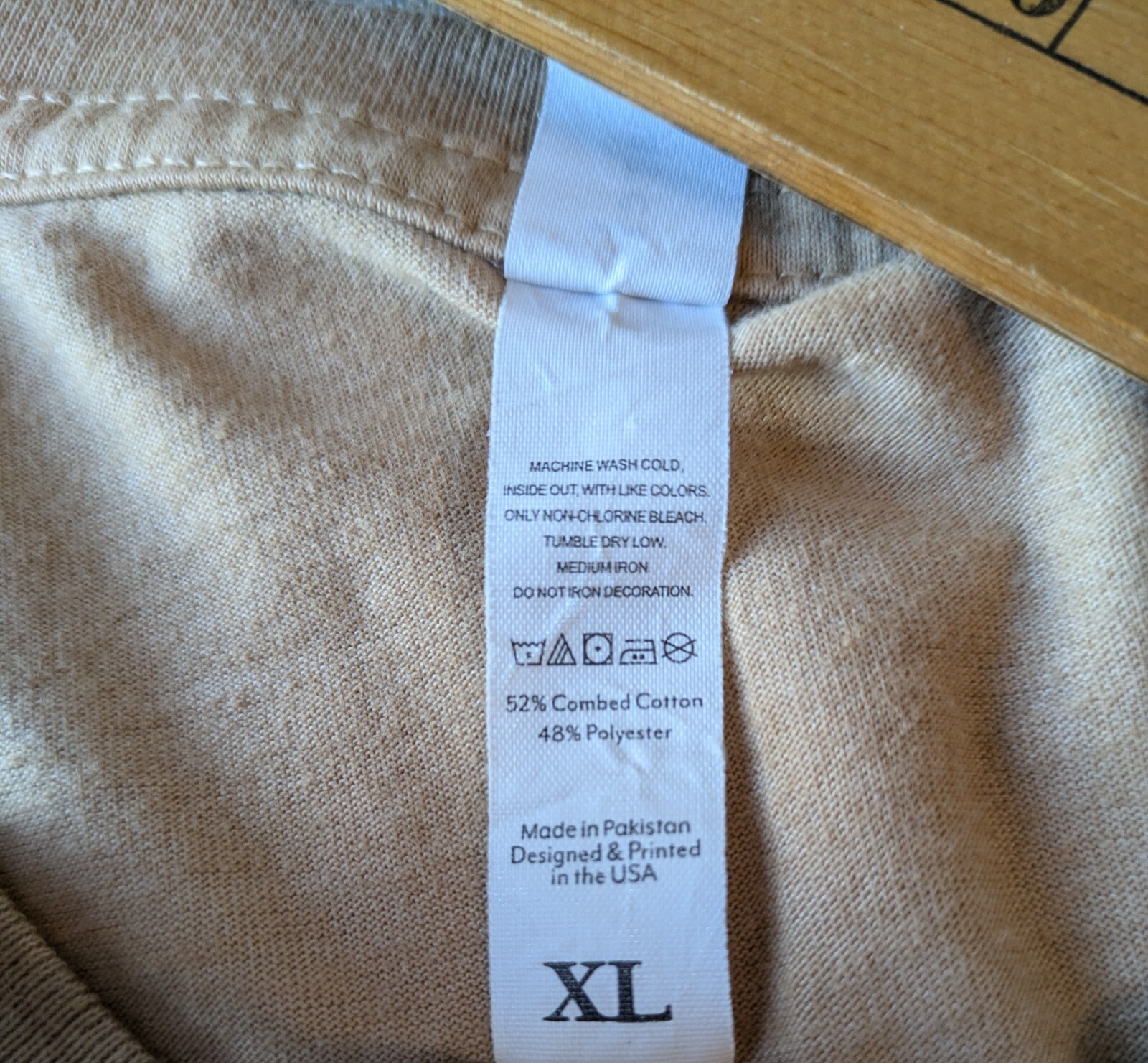 Apparel Religious Womens T-Shirt “Sisters in Christ are Sisters for Life” Tan XL