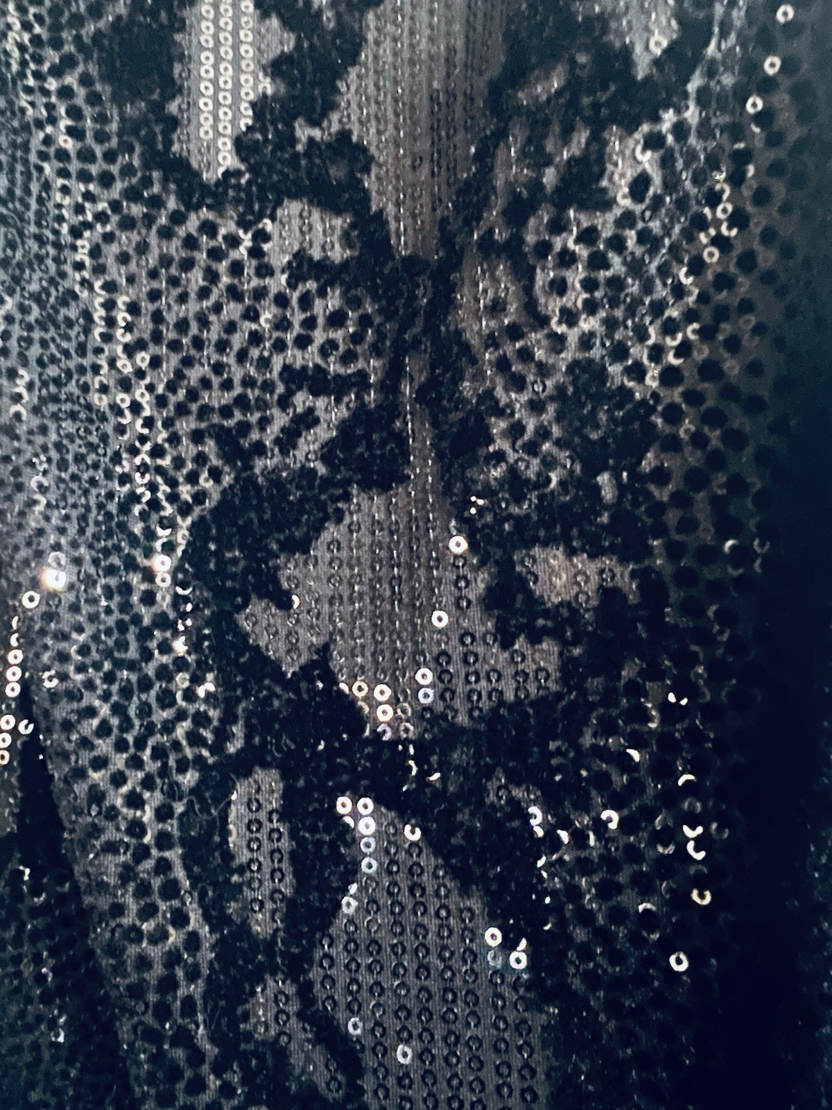 Miss Me Y2K NWT One Shoulder Sequin Velvet Party Top Women’s Large Stretch New