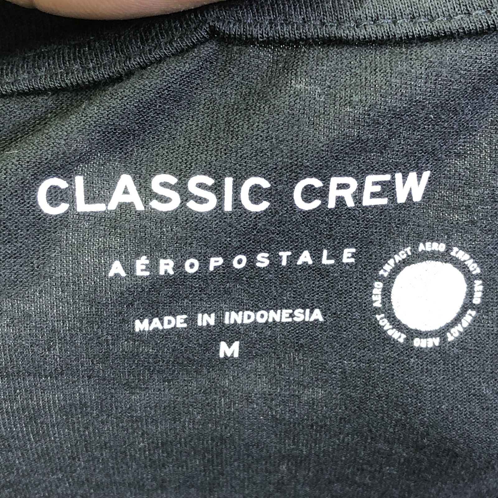 Aeropostale Shirt Teens Medium Black New York City Graphic Classic Crew Tee Top