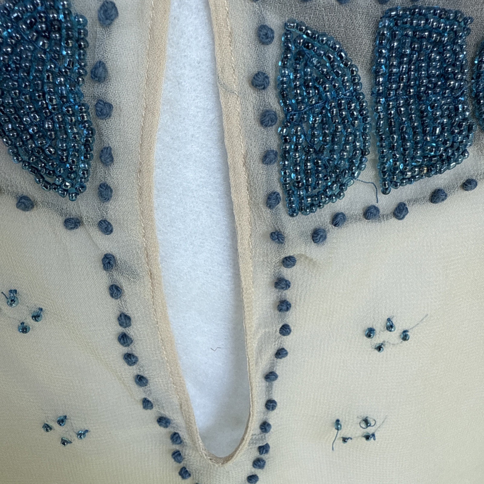 Juicy couture Silk beaded top