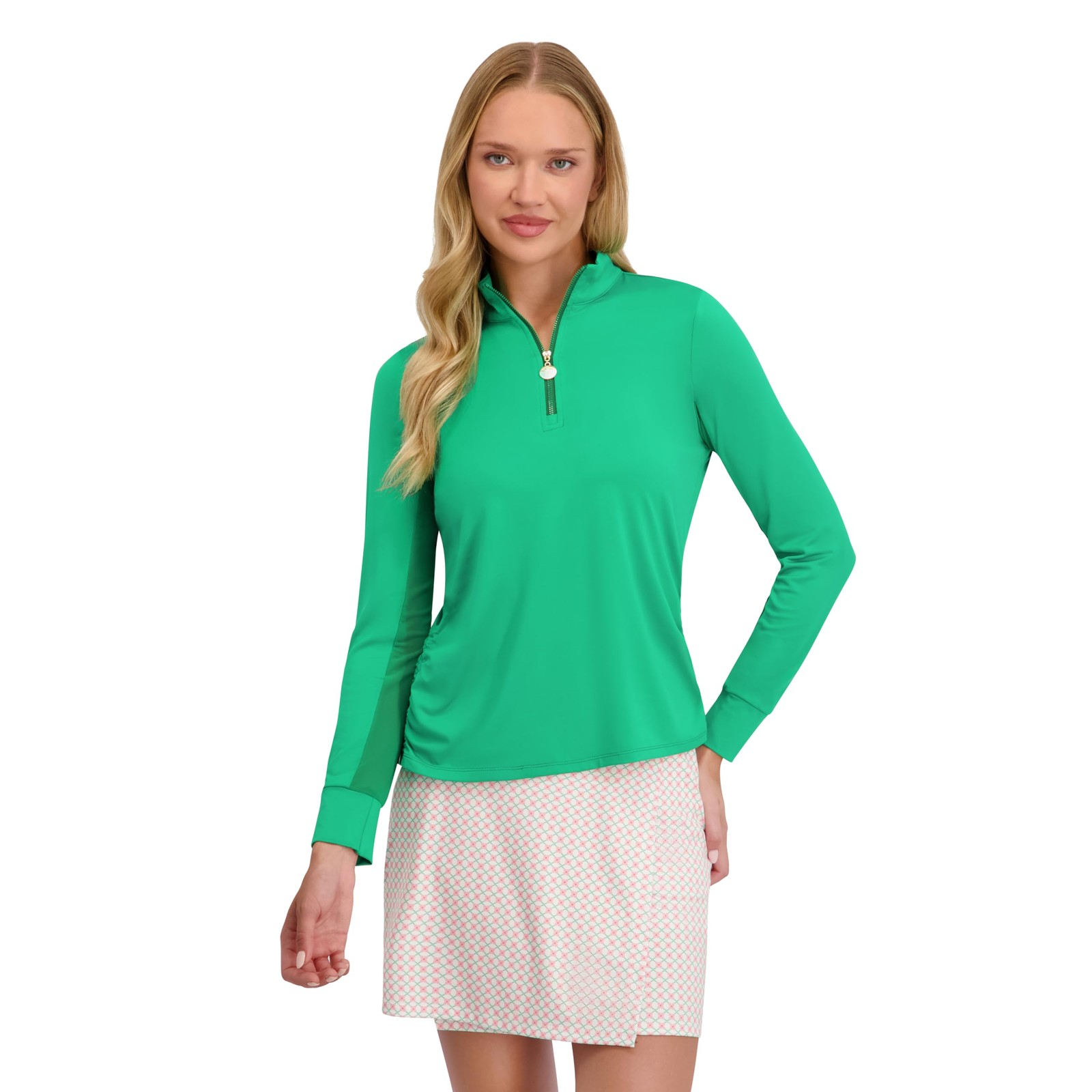 ‘s Long Sleeve 1/4 Zip Mock Neck Pullover – UPF 50+, Performance Stretch, Min…