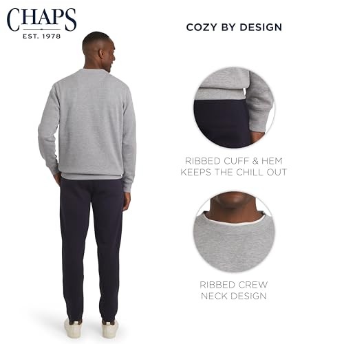 Men’s Everyday Classic Casual Long Sleeve Super Soft Medium Light Grey Heather