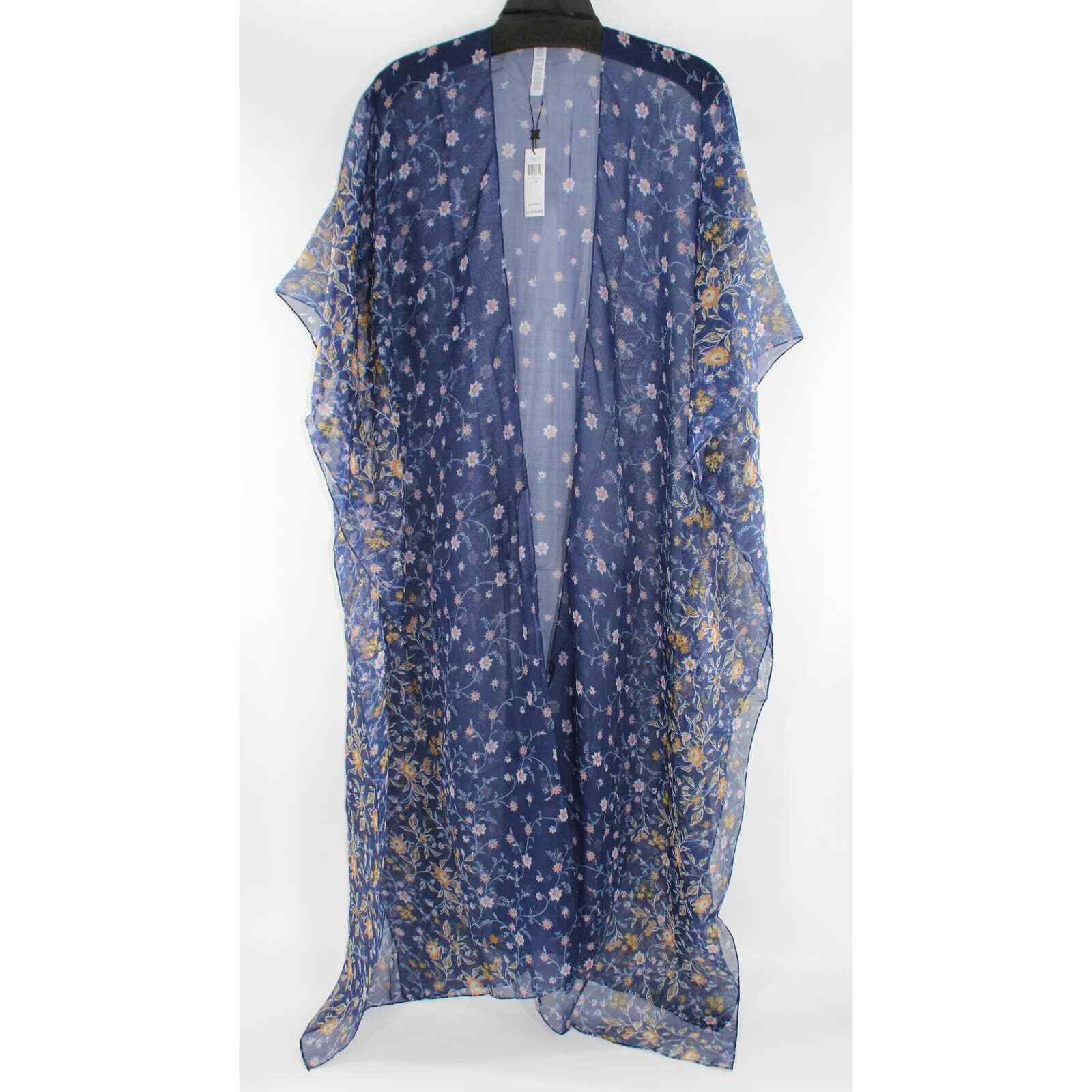 BCBGeneration Light Weight Floral Print Open Front Kimono #GN4331911