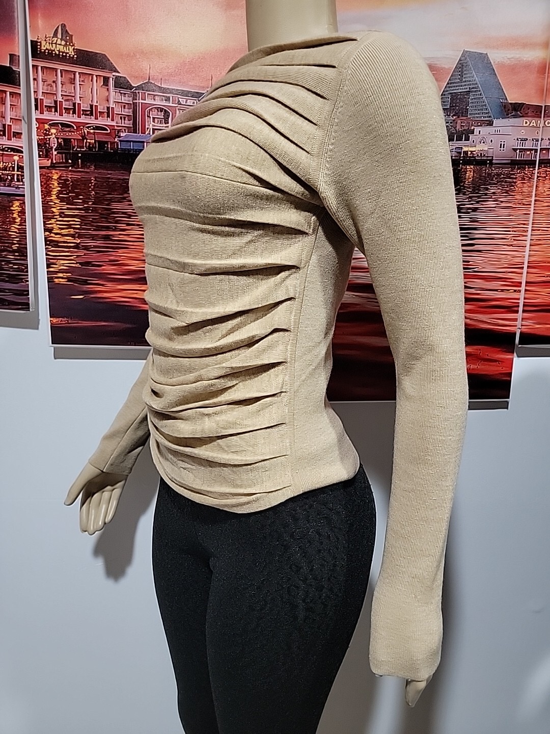 Plein Sud Brown Size 38/6 Long Sleeve Women’s High Quality Sweater #7