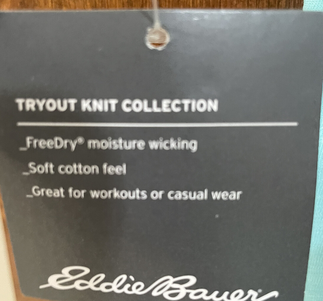 Eddie Bauer Women’s Tryout Tank Top Size XL Lagoon Blue Color