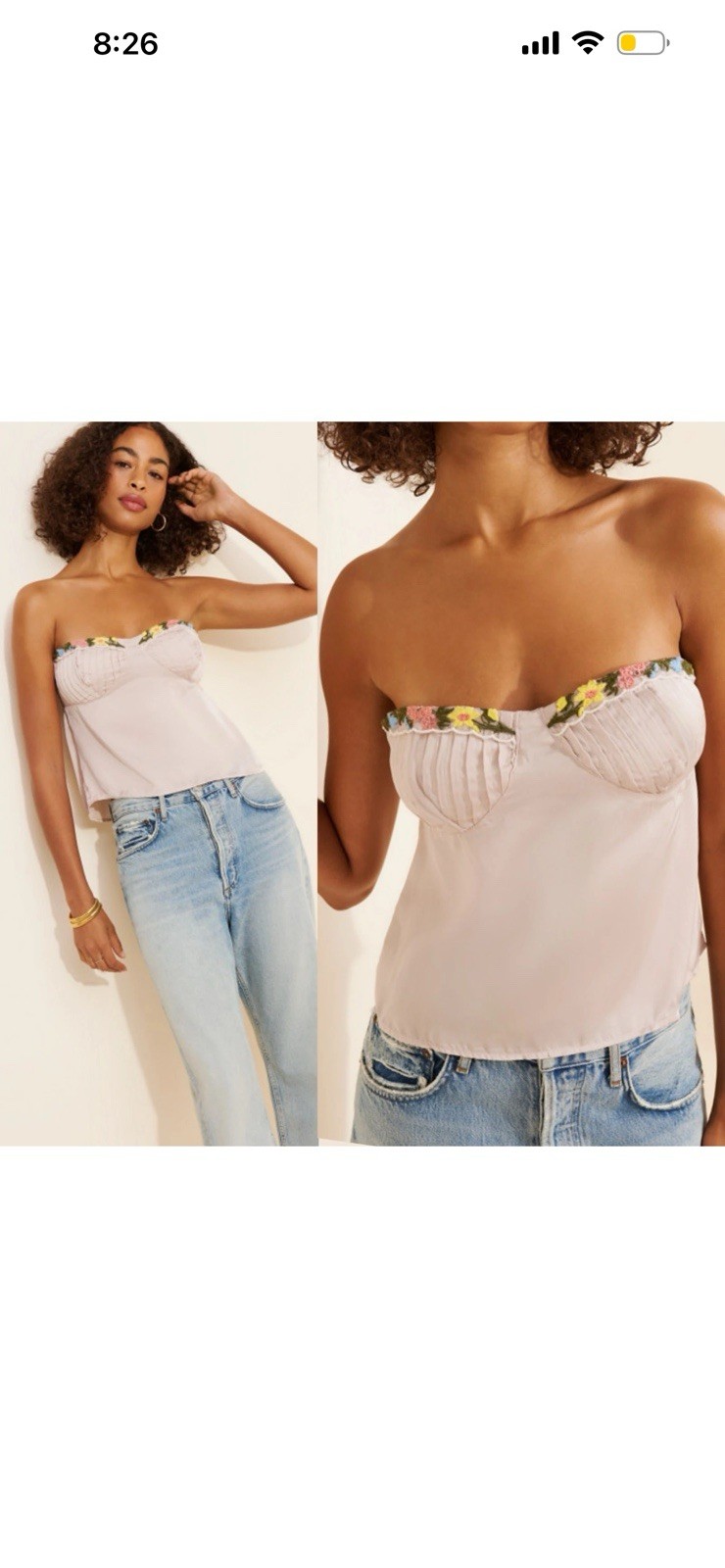 Free People Ember Glow Tube Top