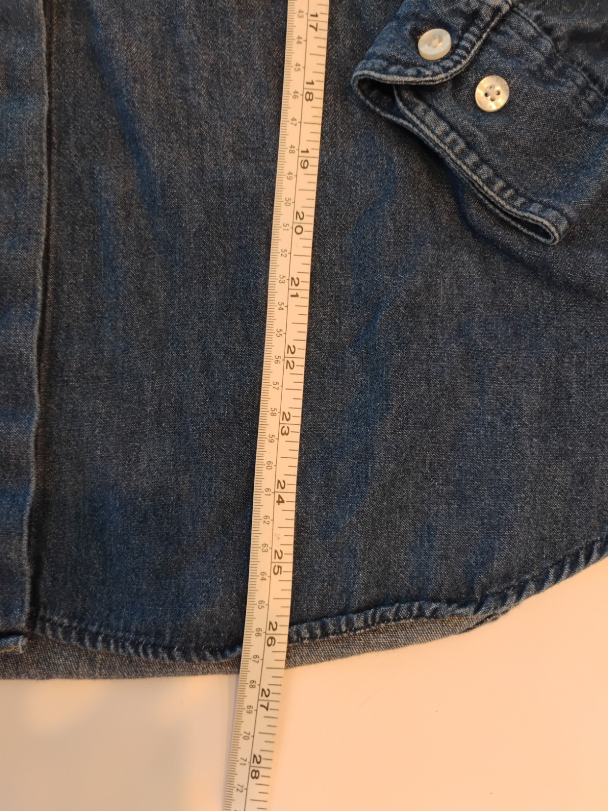 Disney Store Winnie The Pooh And Friends Denim Embroidered Button Down Shirt L