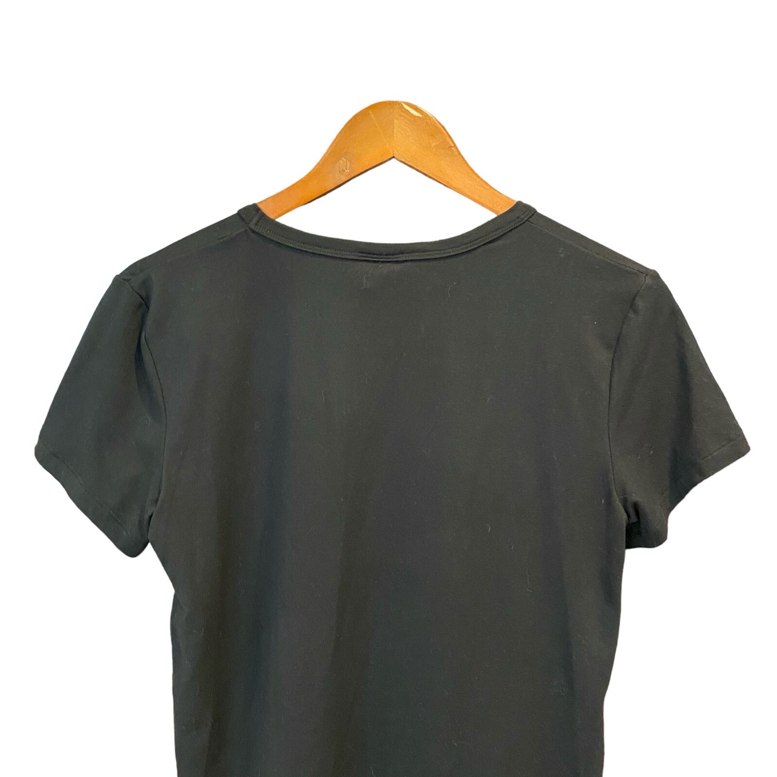 We Care Weekend Edition Moon, Stars, Sun Black Tee Shirt Women’s Size Medium