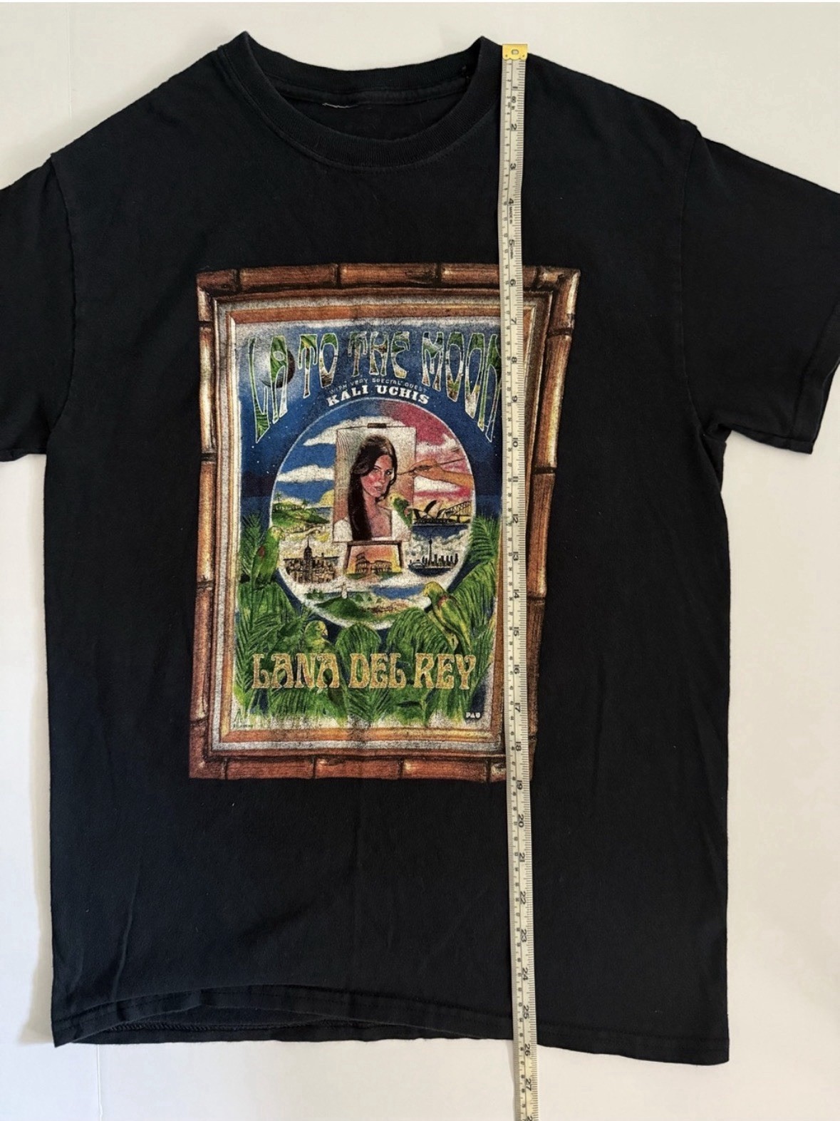 LANA DEL REY KALI UCHIS LA to the Moon Tour Bootleg Concert Graphic Tee T-Shirt