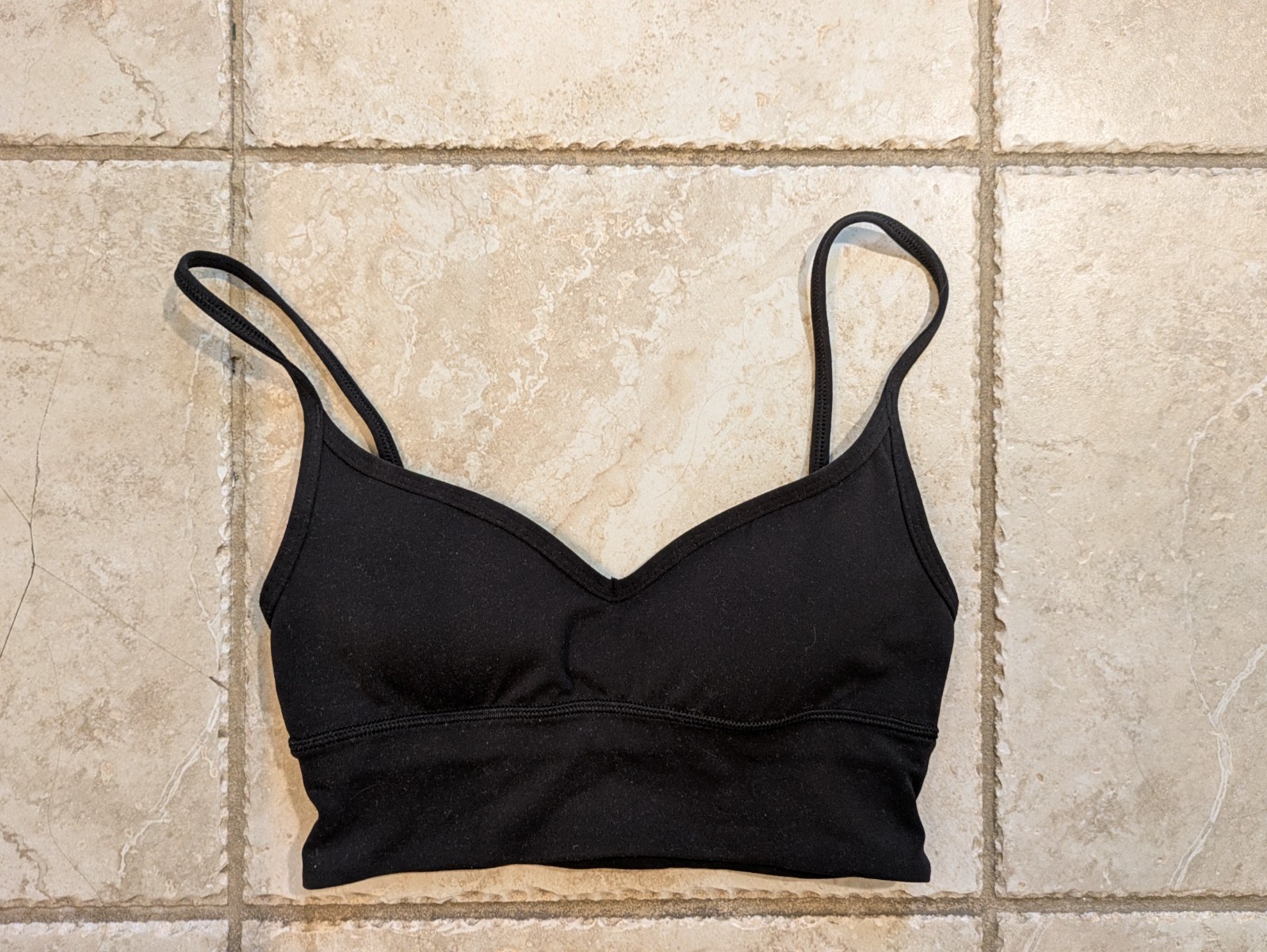 Lululemon Black Align Sweetheart Bra A/B (size 4)