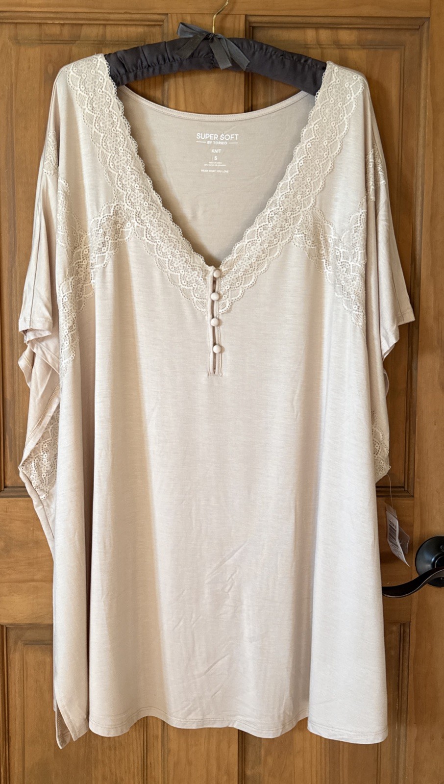 TORRID TUNIC TEE SHIRT SHORT BLOUSE SLEEVE SUPER SOFT TOP SHIRT 5 5X 5XL 28 NEW