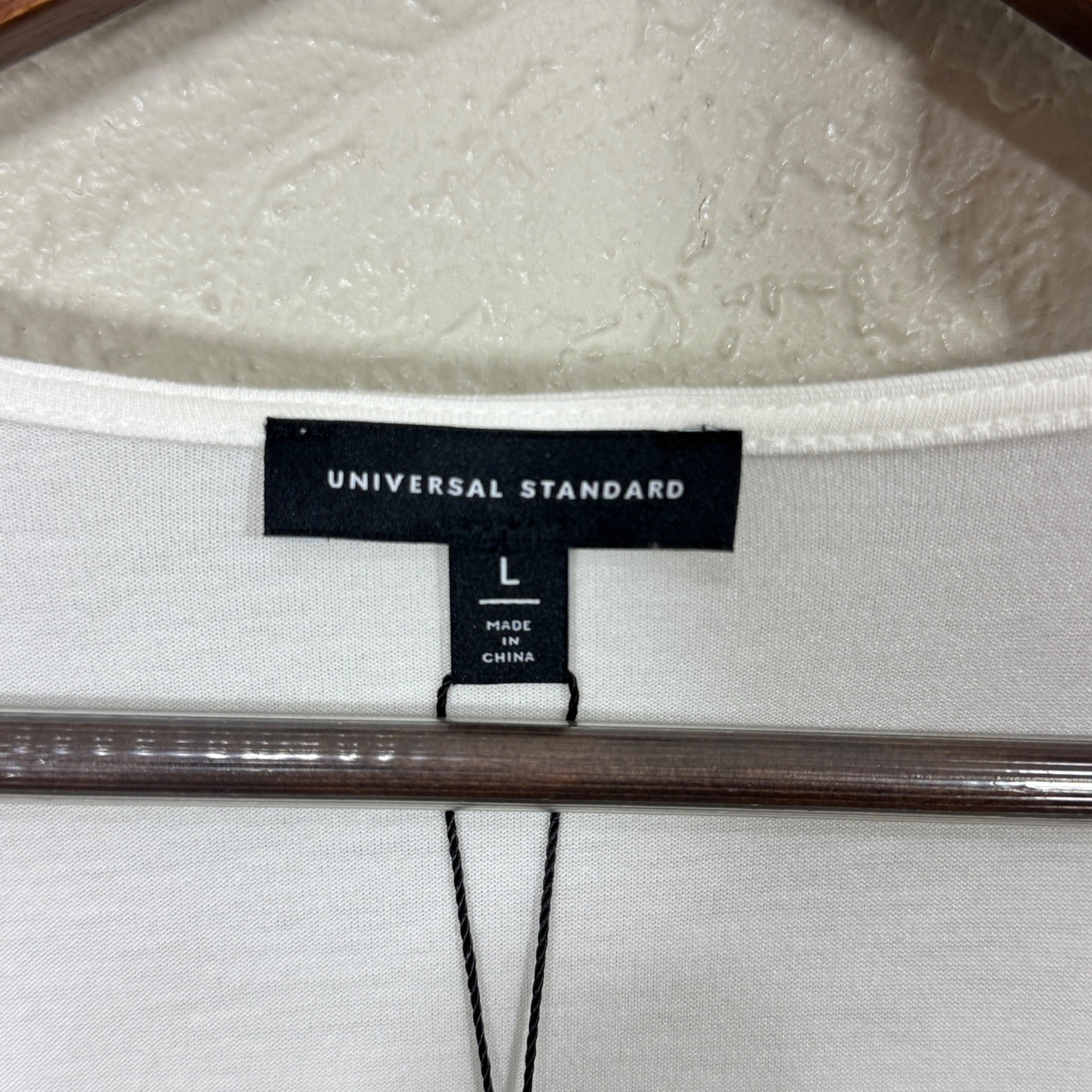 Universal Standard Top L Liquid Jersey Two Way Cross Surplice Minimalist Travel