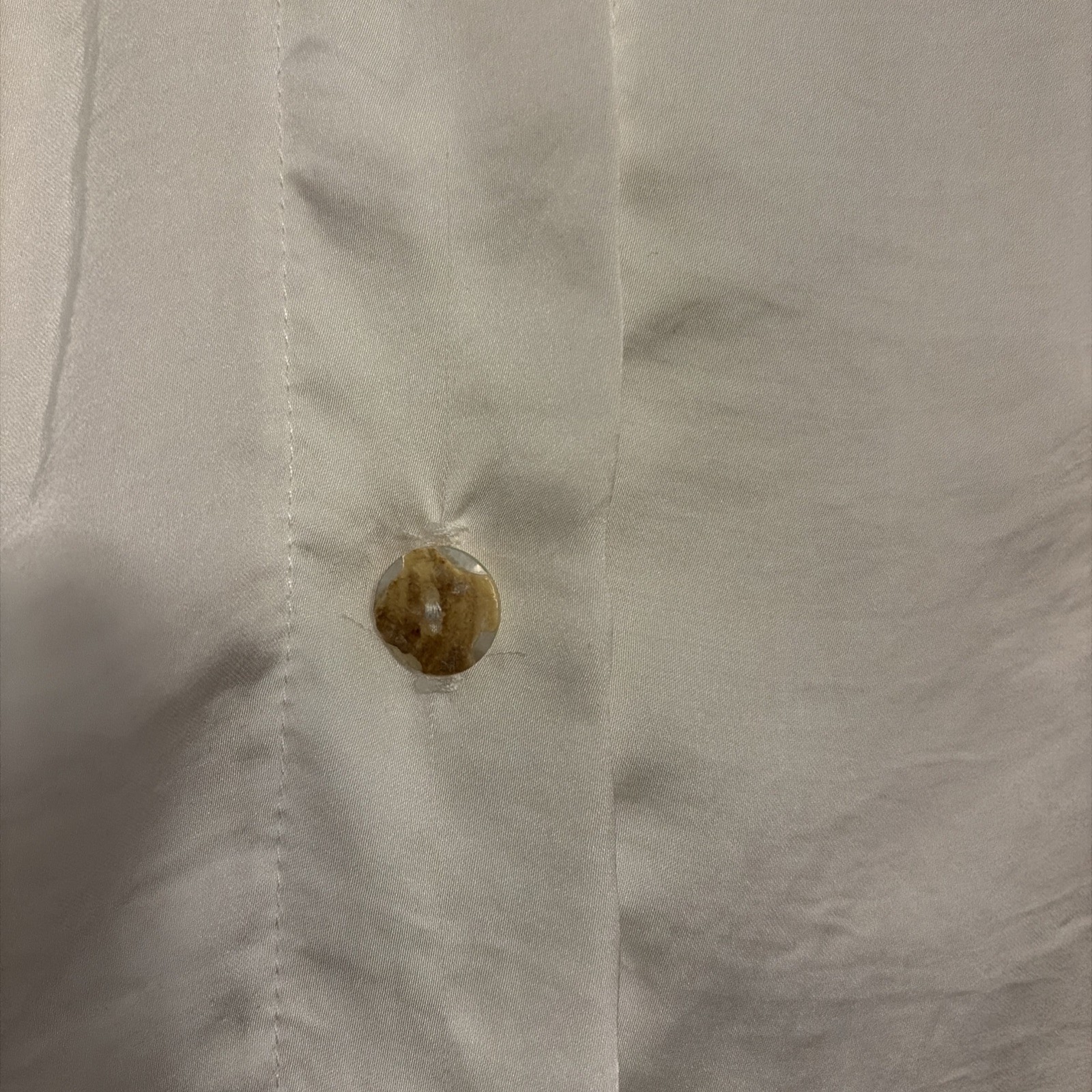 Coin 1804 Size Small Blouse Ivory Shell Style Buttons Sleeveless Sheath NWT $35